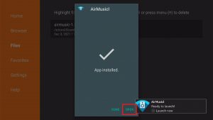 Install AirMusic App on Fire TV Stick