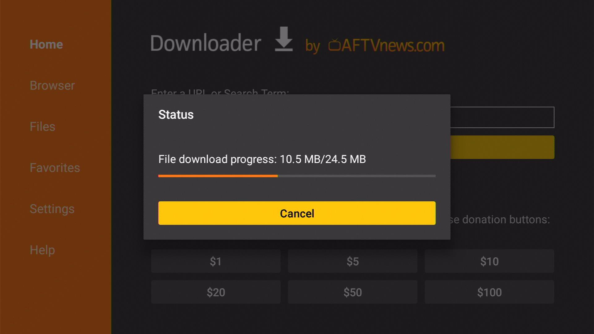 Install BeSoccer App on your Fire TV Stick step 15