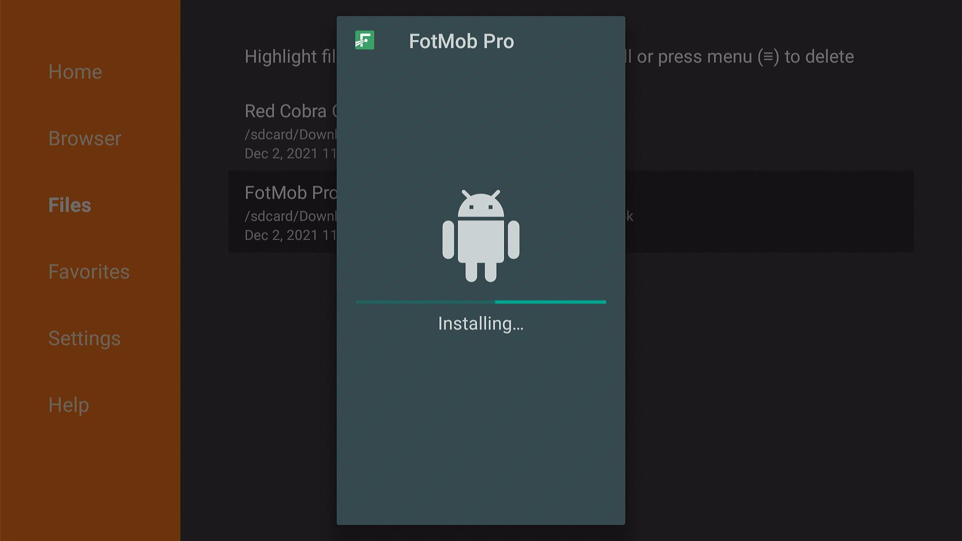 Install FotMob App on Fire TV Stick