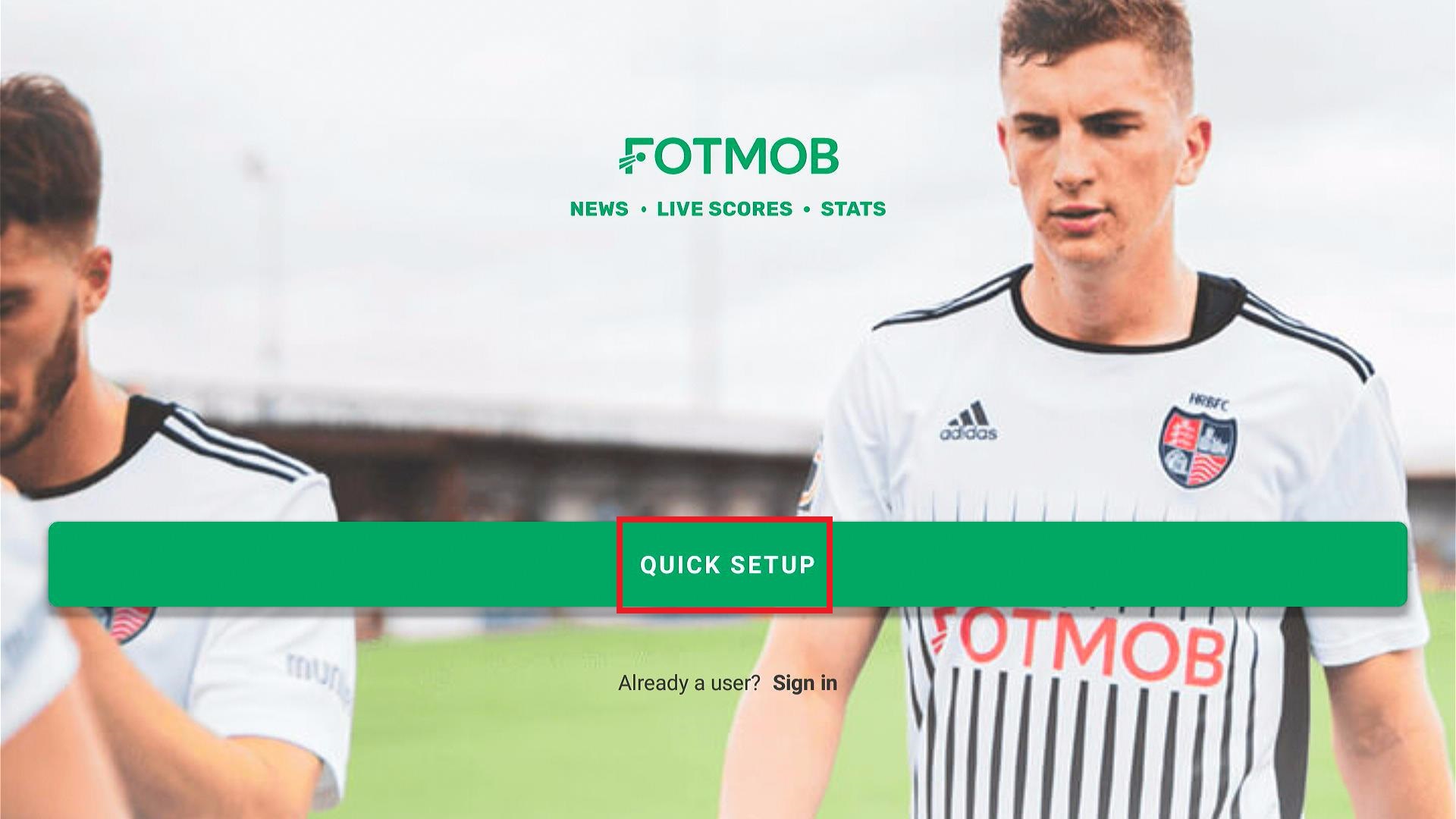 Install FotMob App on Fire TV Stick