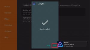 Install Jellyfin App on Fire TV Stick step 18