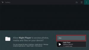 Install Night Player App on Fire TV Stick step 19