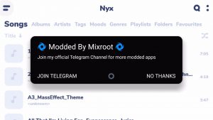 Nyx Music Player