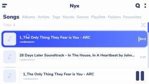 Nyx Music Player