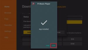 Install Pi Music Player App on Firestick step 18