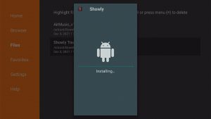 Install Showly Track TV App on Fire TV Stick