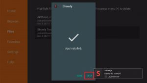 Install Showly Track TV App on Fire TV Stick