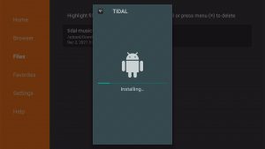 Install Tidal Music App on Fire TV Stick