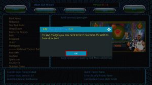 Install Space Jam Kodi Build Step 31