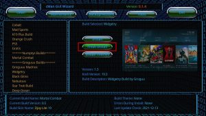 Install Widgetry Kodi Build Step 28