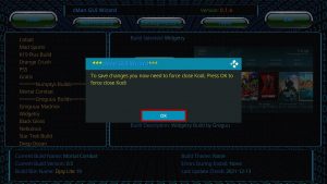 Install Widgetry Kodi Build Step 31