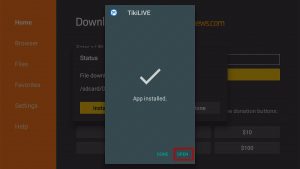 Install TikiLive on Firestick Step 19
