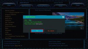 Install Metropolis Kodi Build Step 29