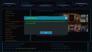 Install Black Gloss Kodi Build Step 31