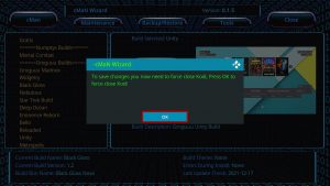 Install Unity Kodi Build Step 31