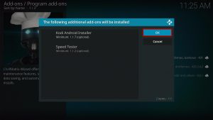 Install Flex By Bladez Kodi Build Step 22