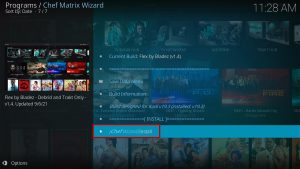 Install Flex By Bladez Kodi Build Step 29
