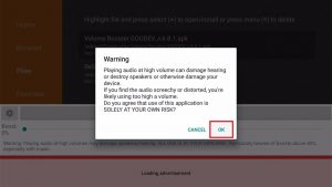 Install Volume Booster GOODEV App on Fire TV Stick step 19