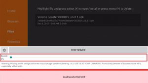 Install Volume Booster GOODEV App on Fire TV Stick step 20