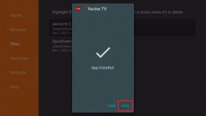 Install Yacine TV on Fire TV Stick step 18