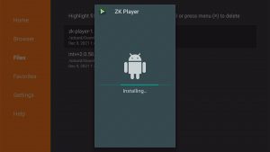 Install ZK Player on Fire TV Stick 17