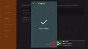Install ZK Player on Fire TV Stick 18