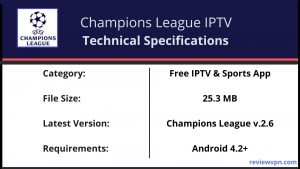 Champions League IPTV