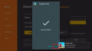 Install the Cartoon HD app on Fire TV Stick step 18