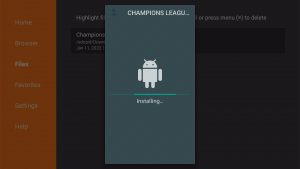 Install the Champions League IPTV on Fire TV Stick 17
