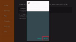 Install the JizzPlanet App on Fire TV Stick Step 16