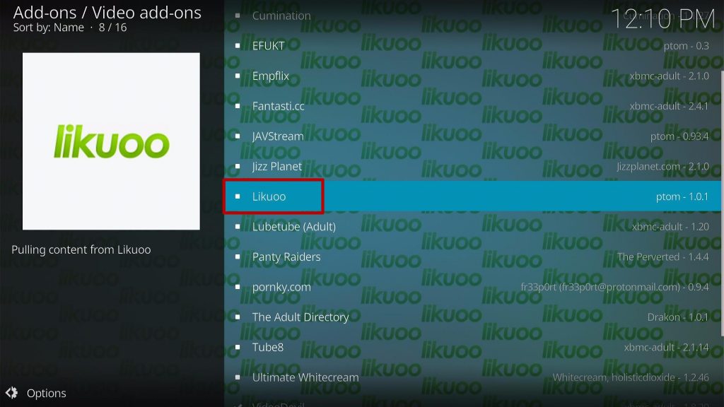 Install Likuoo Kodi Addon Step 20