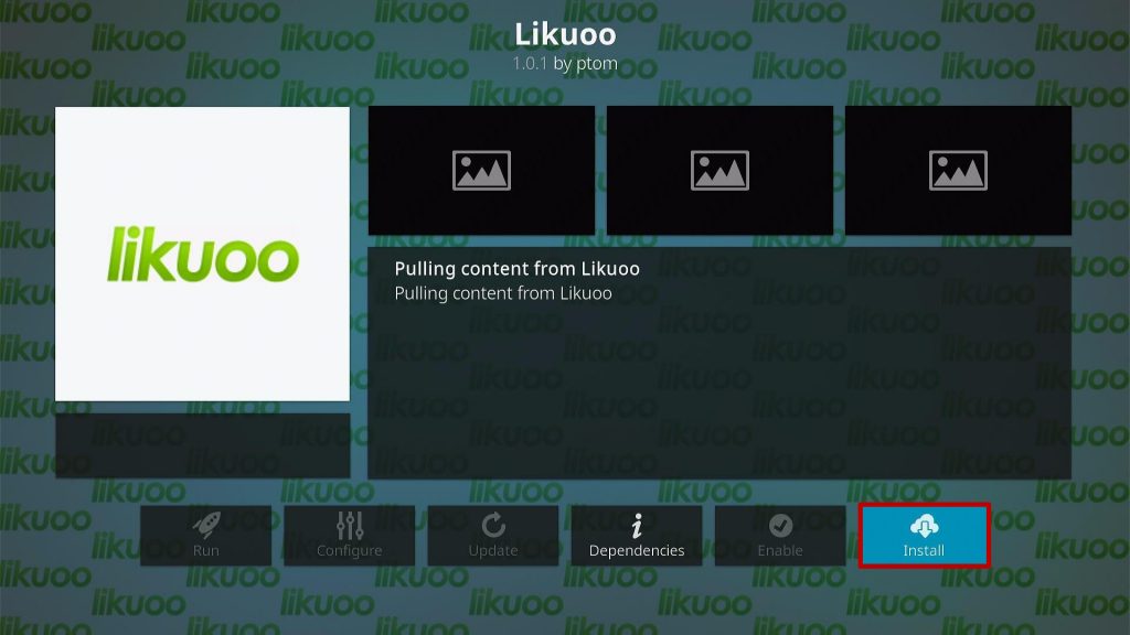 Install Likuoo Kodi Addon Step 21