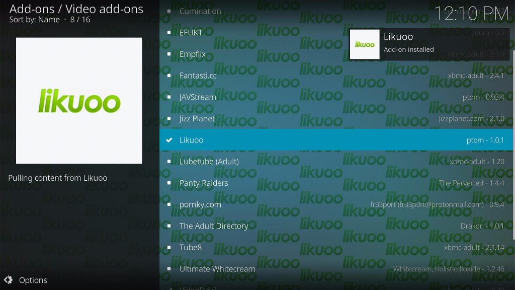 Install Likuoo Kodi Addon Step 23