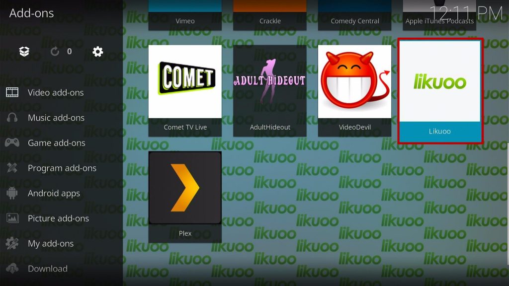 Install Likuoo Kodi Addon Step 25