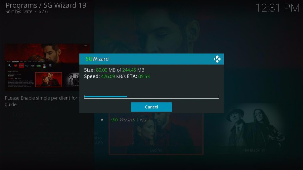 Install FAZE Kodi Build Step 30