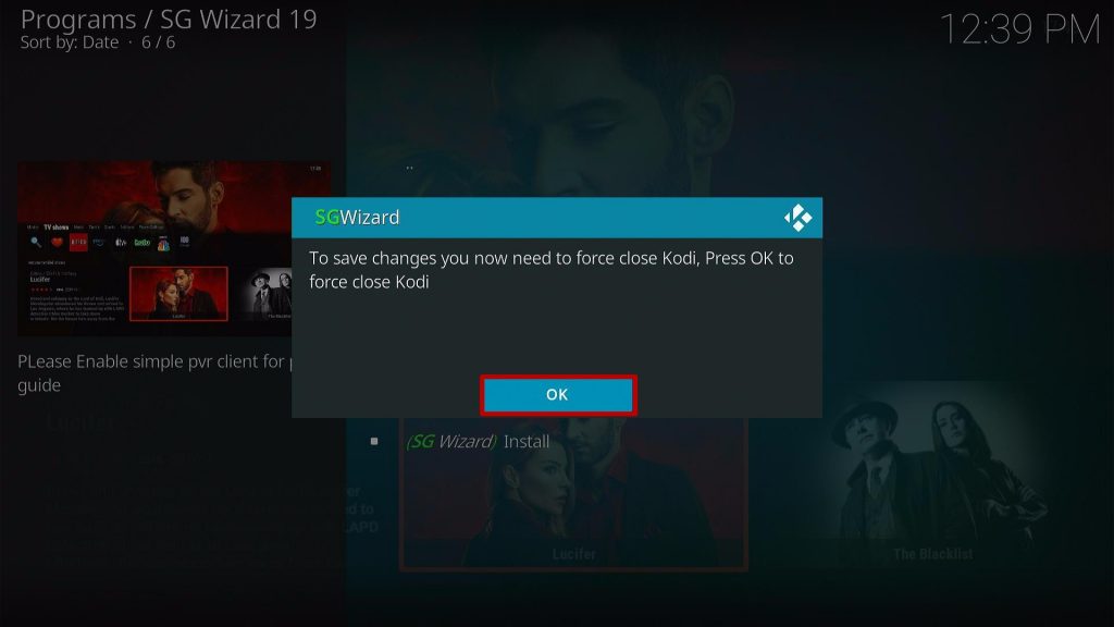 Install FAZE Kodi Build Step 33