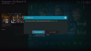 Install Appi Kodi Build Step 28