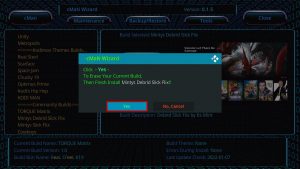 Install Mintys Debrid Slick Flix Kodi Build Step 29