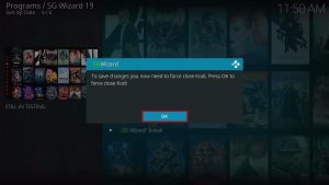 Install ARIS Kodi Build Step 32