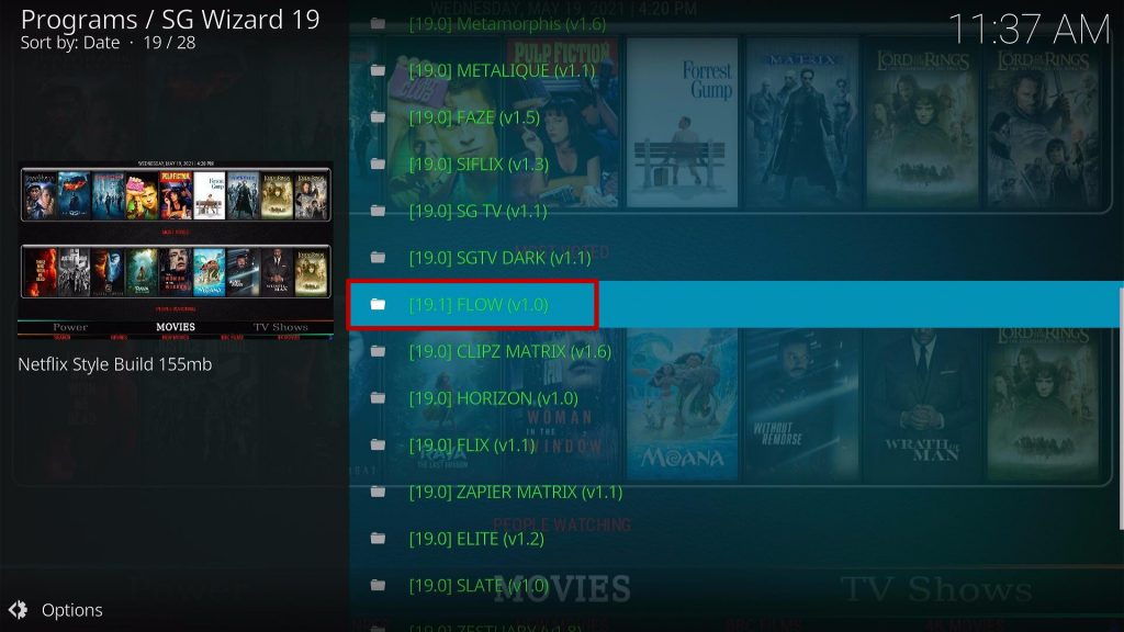 Install FLOW Kodi Build Step 27