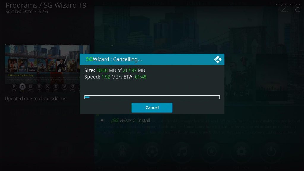 Install Midas Kodi Build Step 29