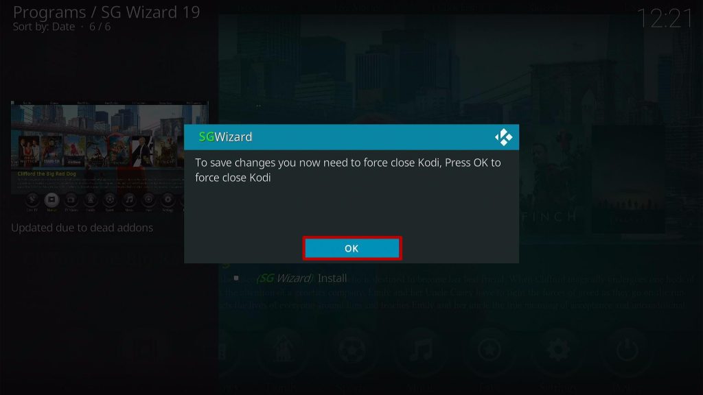 Install Midas Kodi Build Step 30