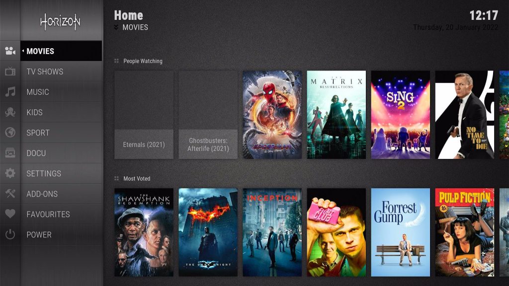 Install Horizon Kodi Build 35