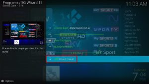 Install Metamorphis Kodi Build Step 27