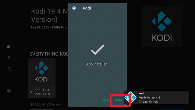 Install Kodi on FireStick with Unlinked step 13