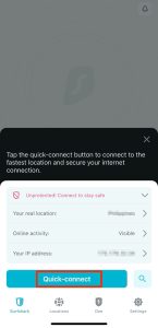 surfshark ios 10
