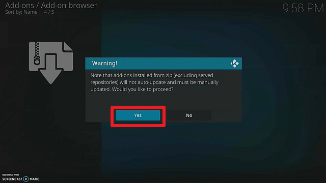 Install Lowrider Kodi Build on Firestick step 13