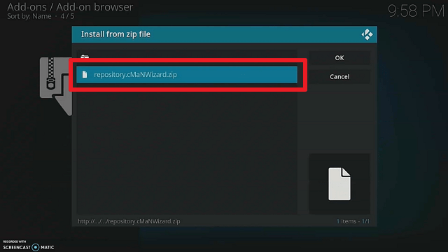 Install Lowrider Kodi Build on Firestick step 15