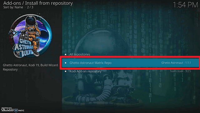 step 18Install Rokyn Kodi Build on Firestick step 18