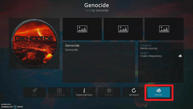 Install Genocide Kodi Add-on on Firestick step 21